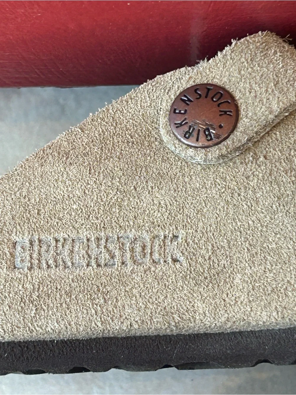 BIRKENSTOCK Kids s30eu Suede ‘Boston’ Clog - Taupe Beige-LOOK NEW!-retail $115